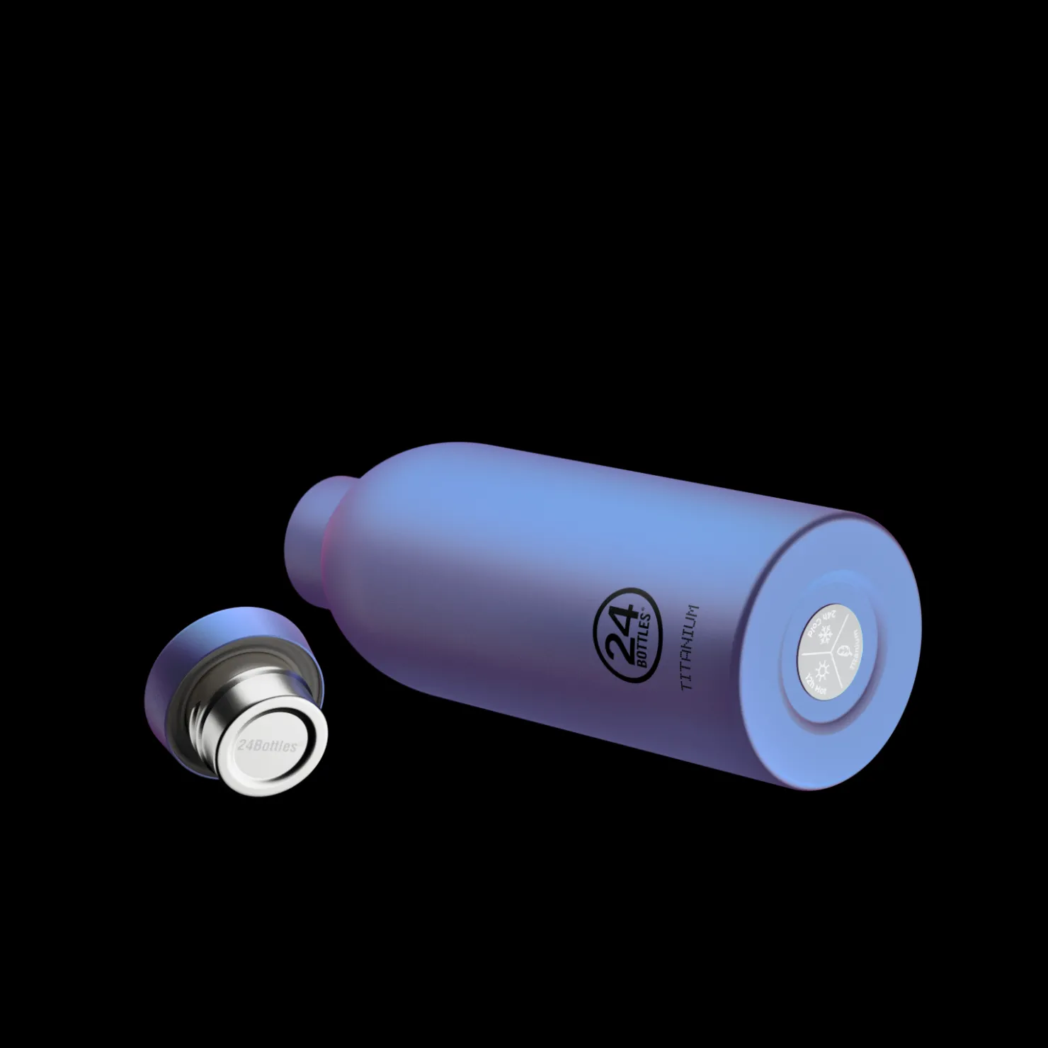 Titanium Bottle*24 Bottles Astra 500 ml
