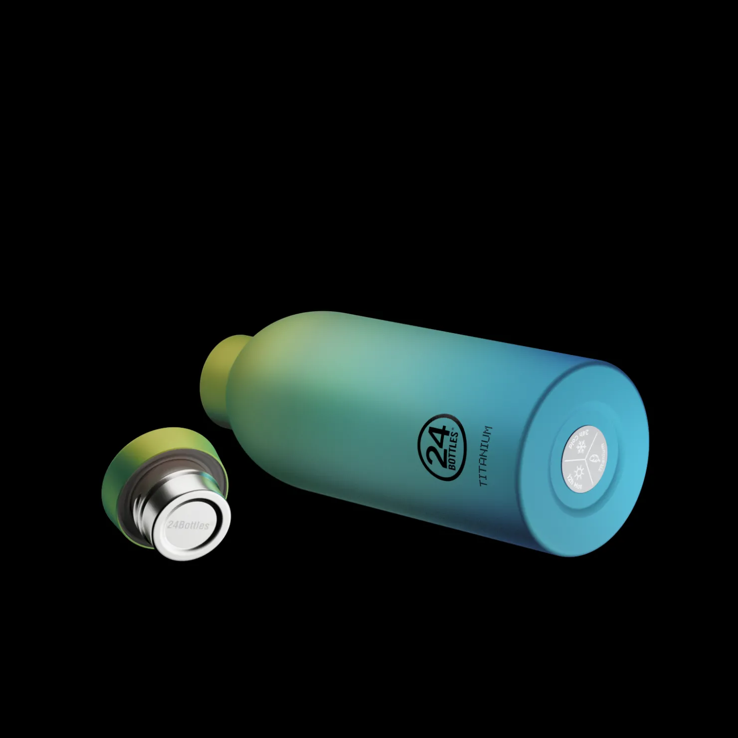 Titanium Bottle*24 Bottles Aura 500 ml