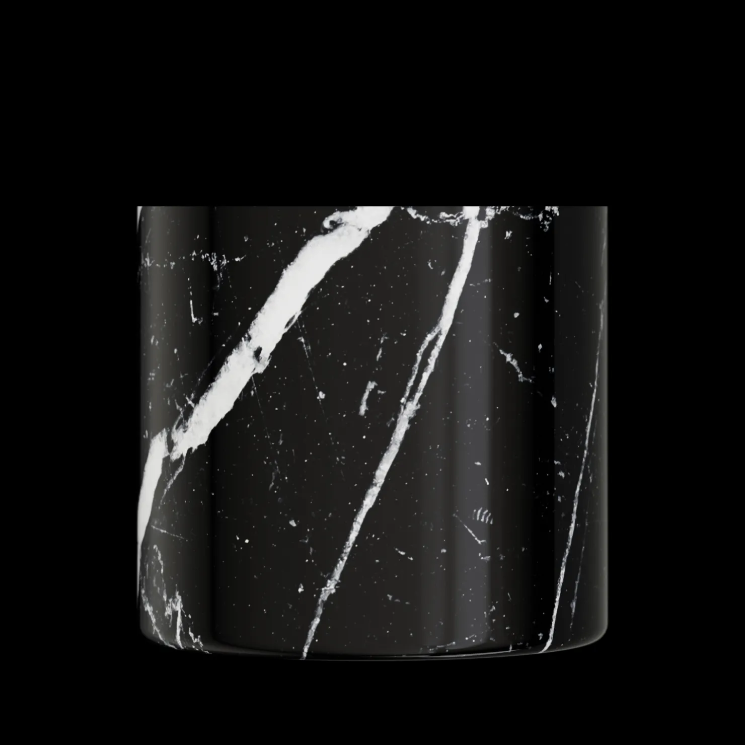 Travel Tumbler*24 Bottles Black Marble 600 ml