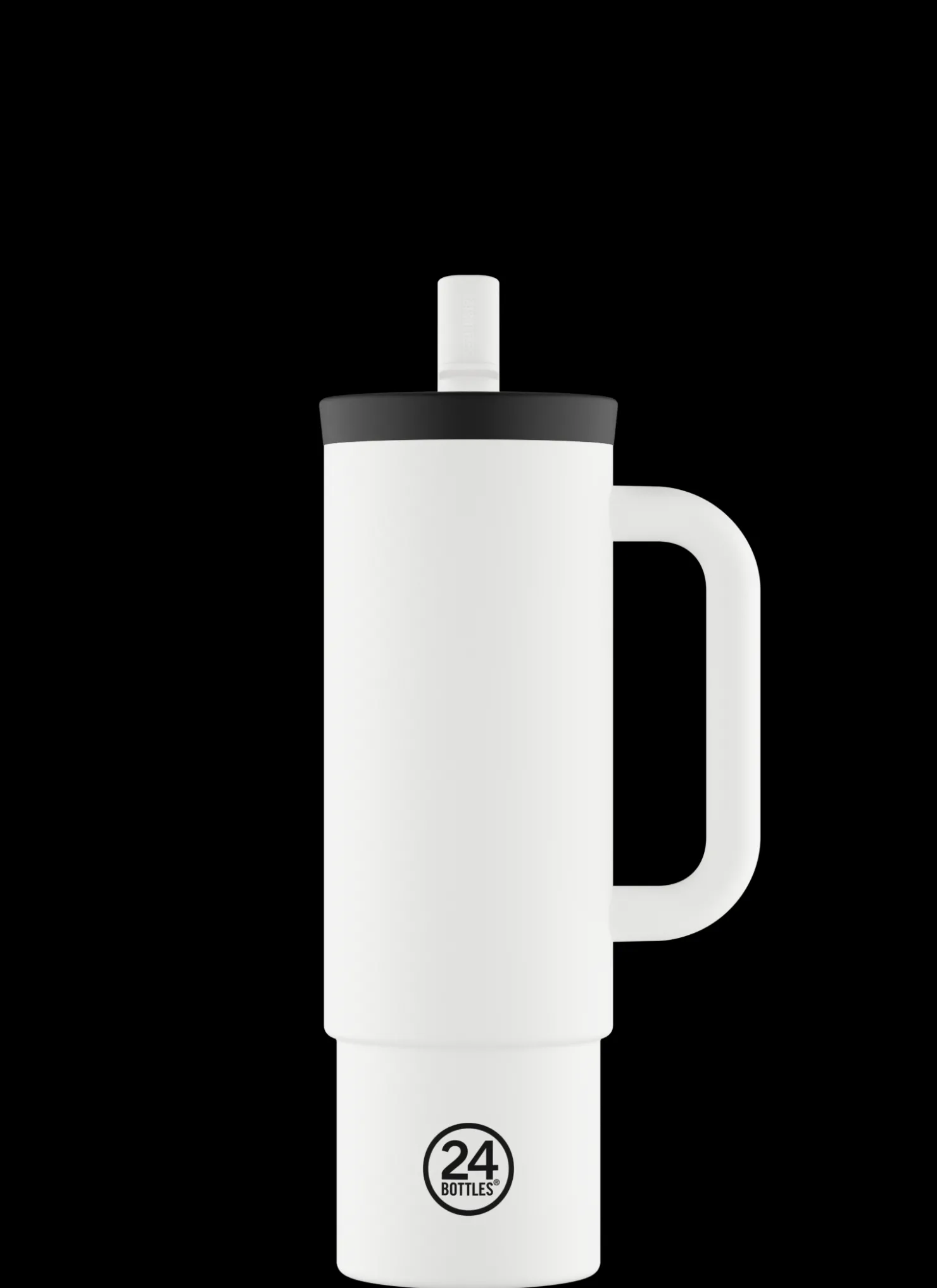 Straw Cup*24 Bottles Ice White 800 ml