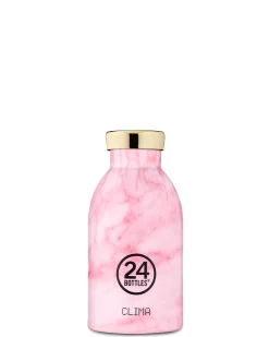 Clima Bottle*24 Bottles Marble Pink 330 ml