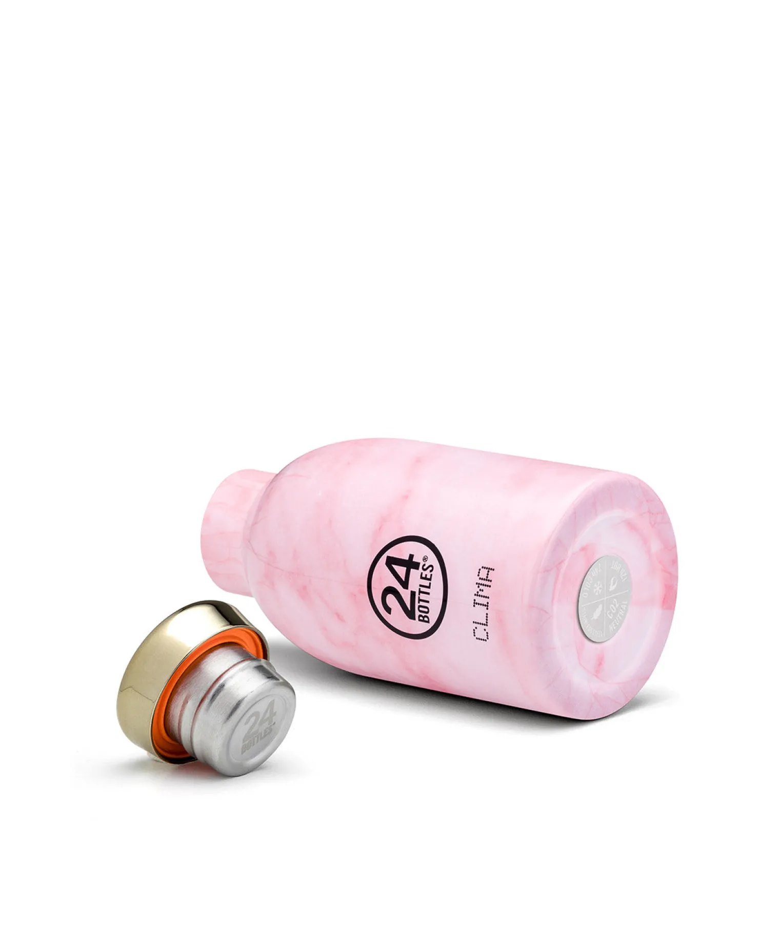 Clima Bottle*24 Bottles Marble Pink 330 ml