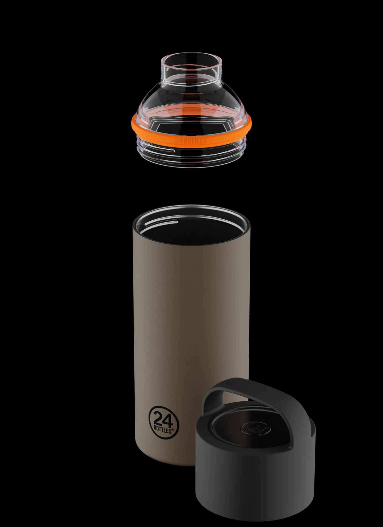 Spin Bottle*24 Bottles Mocha 730 ml