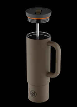 Straw Cup*24 Bottles Mocha 800 ml