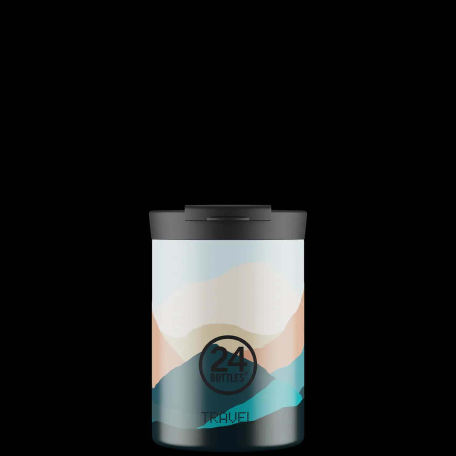 Travel Tumbler*24 Bottles Mountains 350 ml