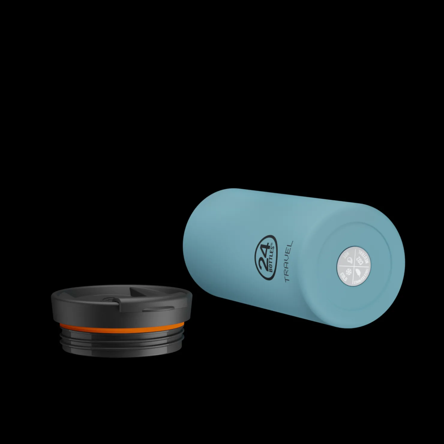 Travel Tumbler*24 Bottles Powder Blue 600 ml