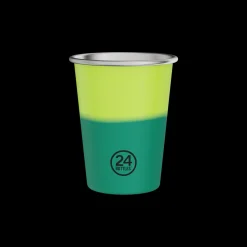 Accessories*24 Bottles REactive Party Cups Yellow/Green