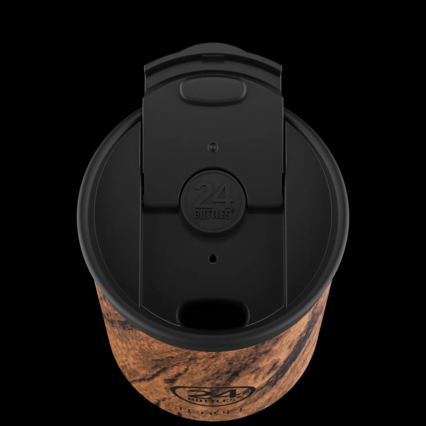 Travel Tumbler*24 Bottles Sequoia Wood 350 ml