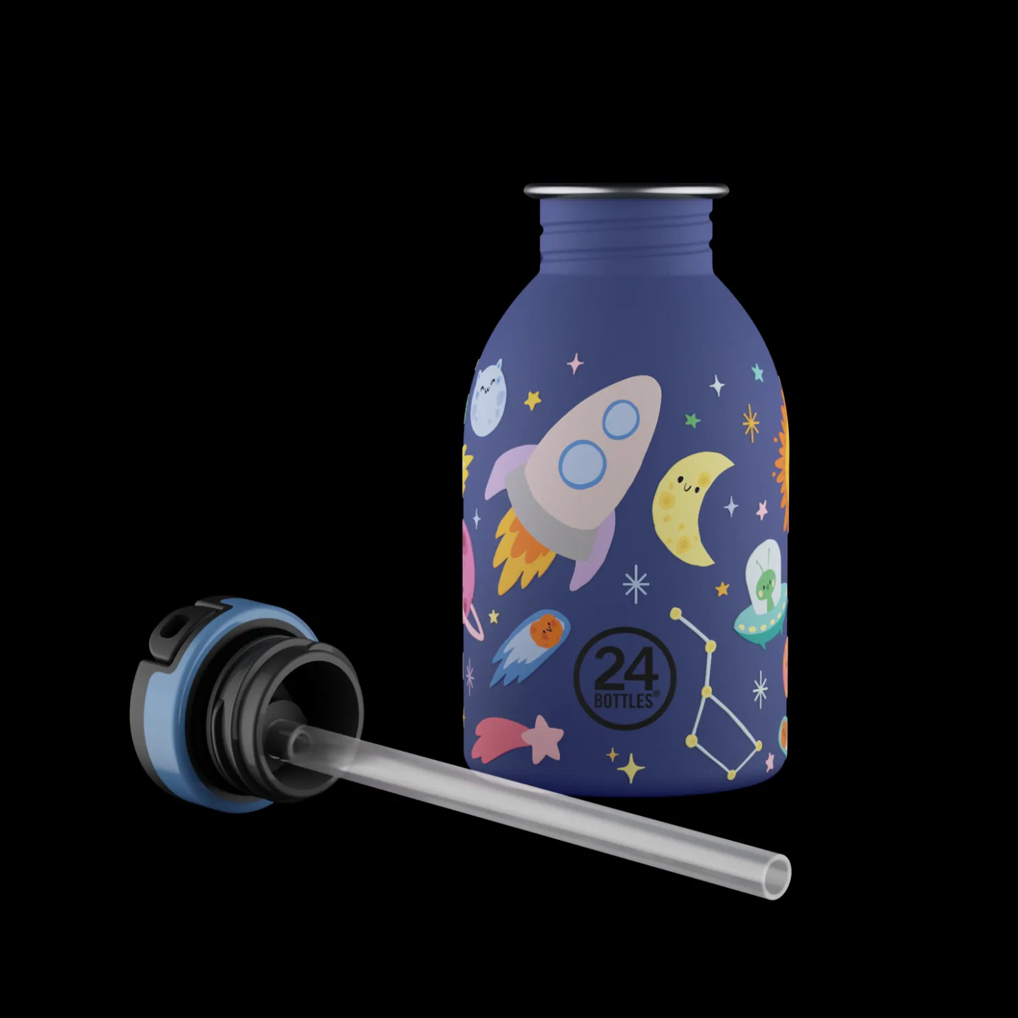Kids Bottle*24 Bottles Space Friends 250 ml